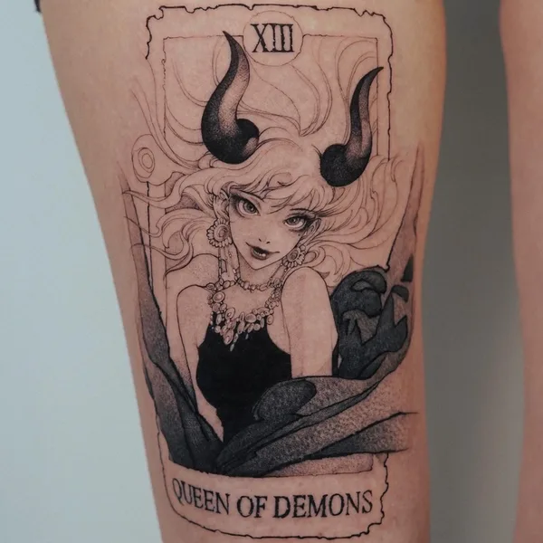 Anime tattoo by Hellbell