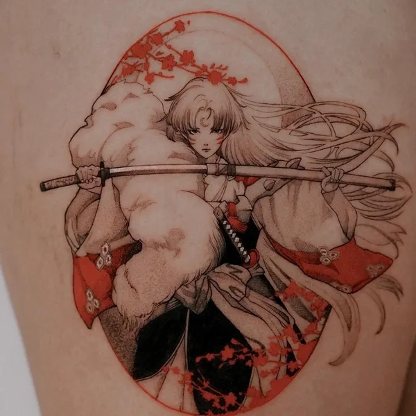 Anime tattoo by Hellbell