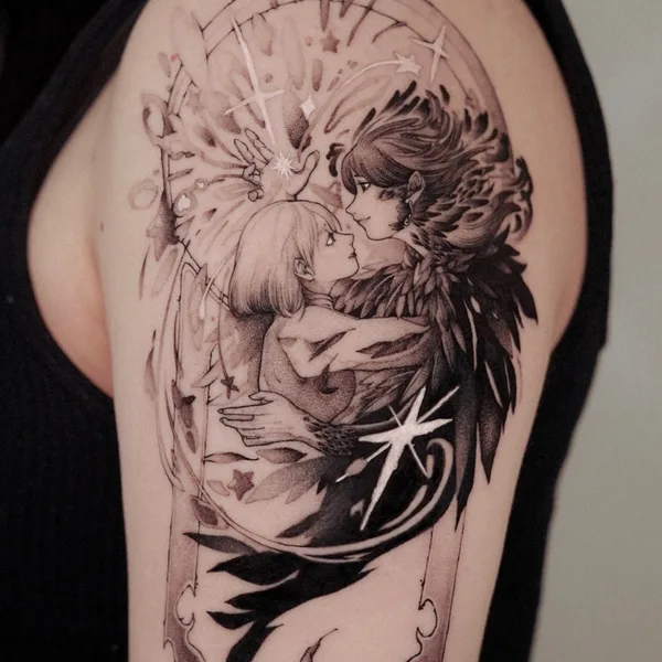 Anime tattoo by Hellbell