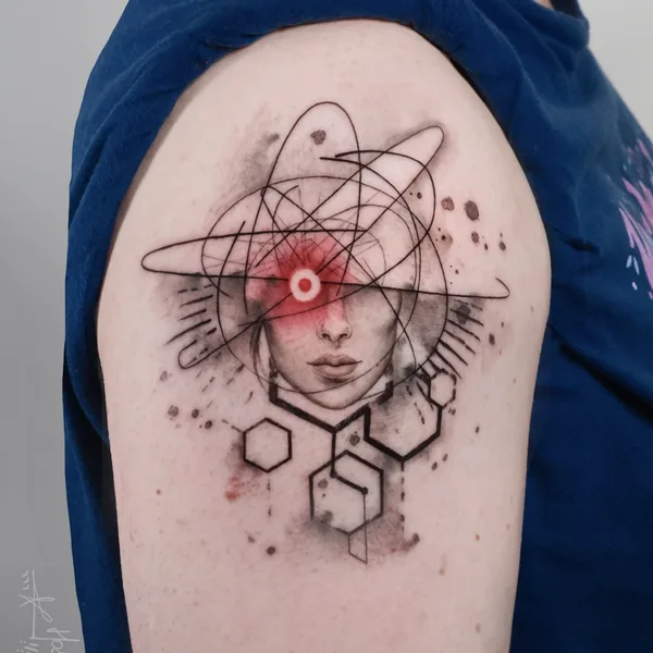 Watercolor tattoo by Hossam tattoos in Amsterdam