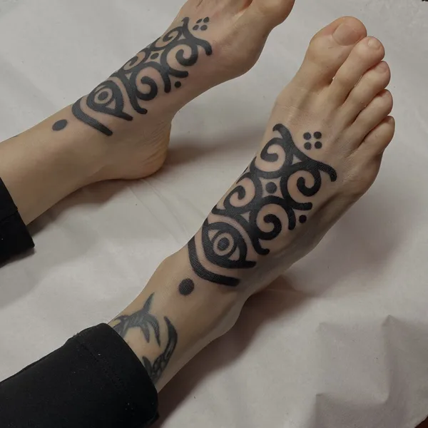 Ornamental tattoo by Lilentatt in Barcelona