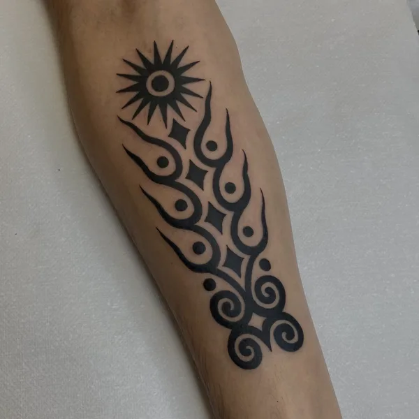 Ornamental tattoo by Lilentatt in Barcelona