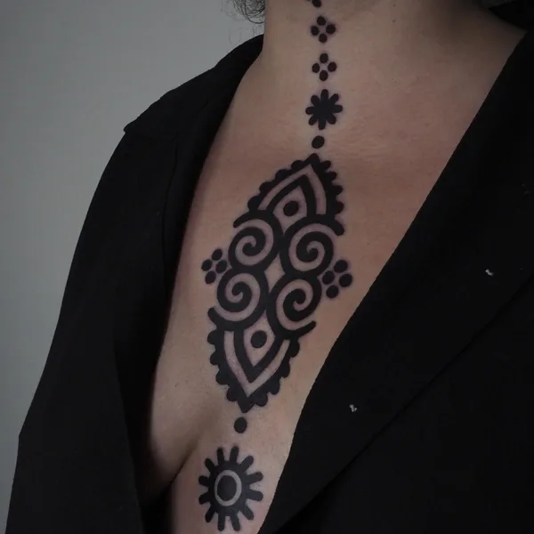 Ornamental tattoo by Lilentatt in Barcelona