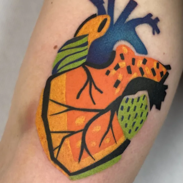 Abstract tattoo by Marta Kudu in Warszawa