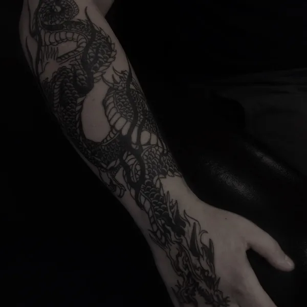 whipshading tattoo by Max Hyde in Saint Petersburg