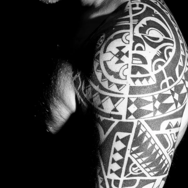 Ornamental tattoo by Maxim Desnev in Ярославль