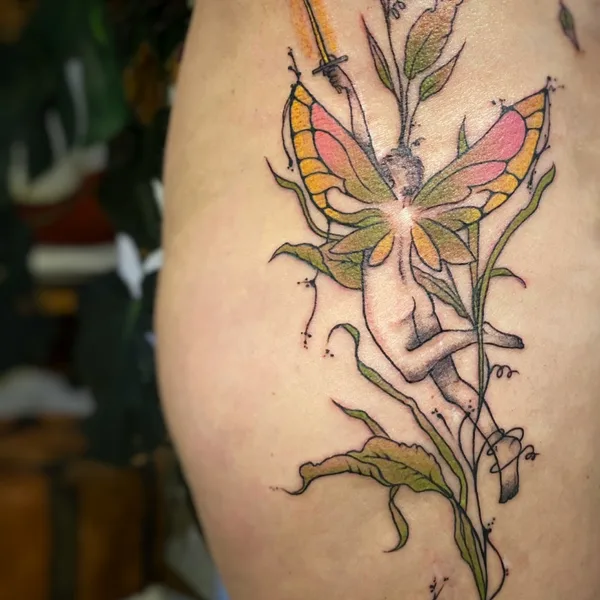 Abstract tattoo by May