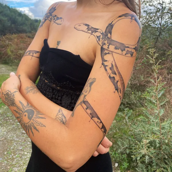 Abstract tattoo by May