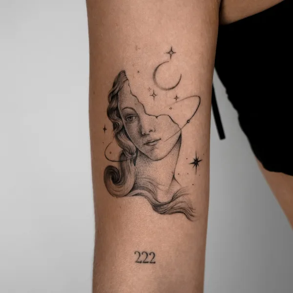Botanical tattoo by Miriam Andrea
