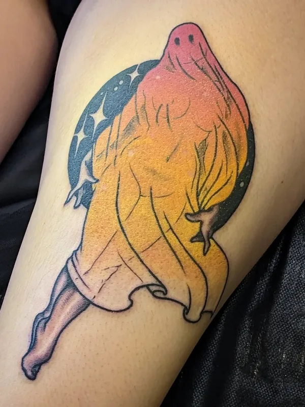 New School tattoo by Onnie O'Leary in Sydney