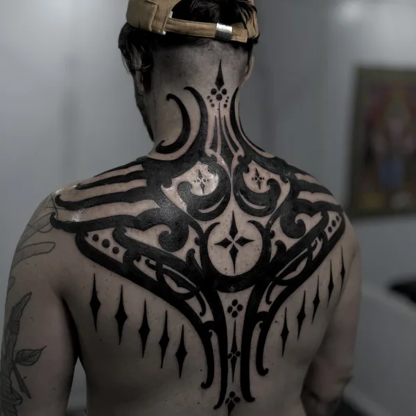Ornamental tattoo by PALLADA in Тула
