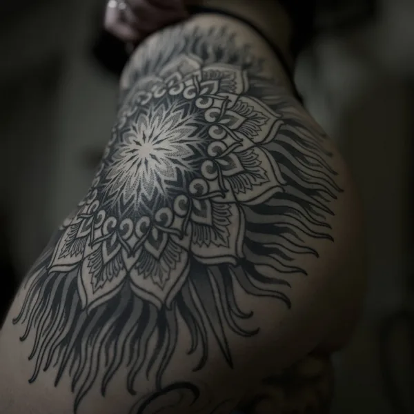Ornamental tattoo by PALLADA in Тула