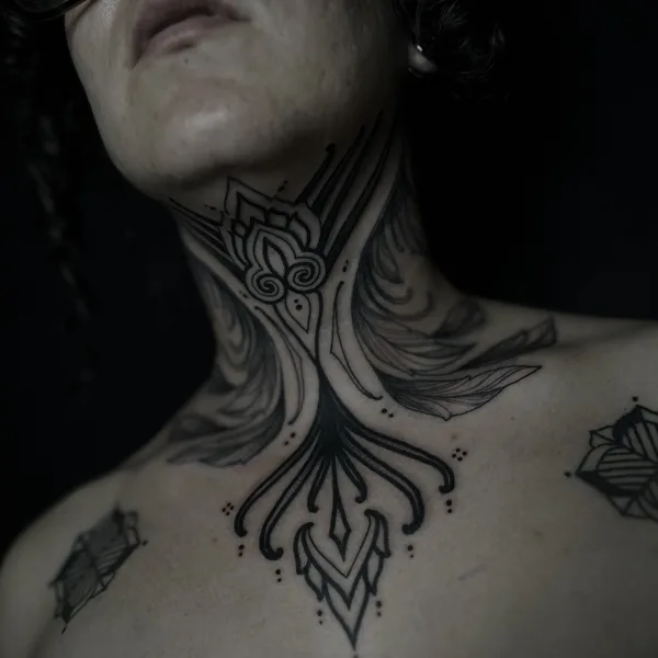 Ornamental tattoo by PALLADA in Тула