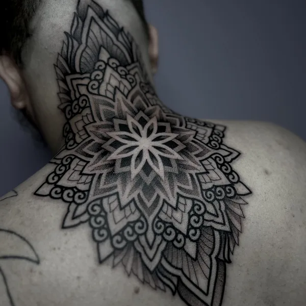 Ornamental tattoo by PALLADA in Тула