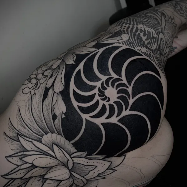 Ornamental tattoo by PALLADA in Тула