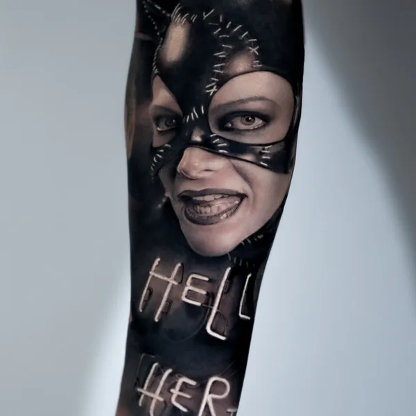 Horror tattoo by Rowoon in Seoul