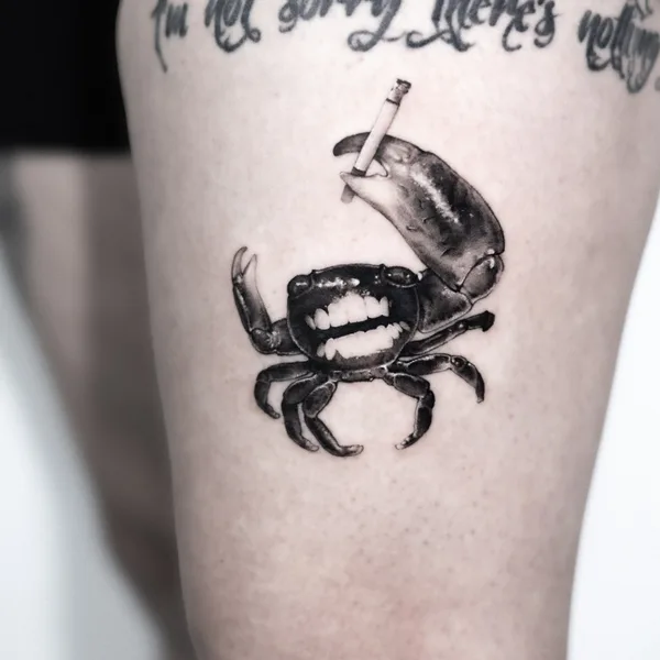 Horror tattoo by Rowoon in Seoul