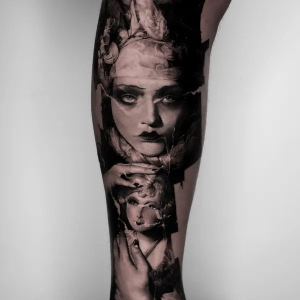 Horror tattoo by Rowoon in Seoul