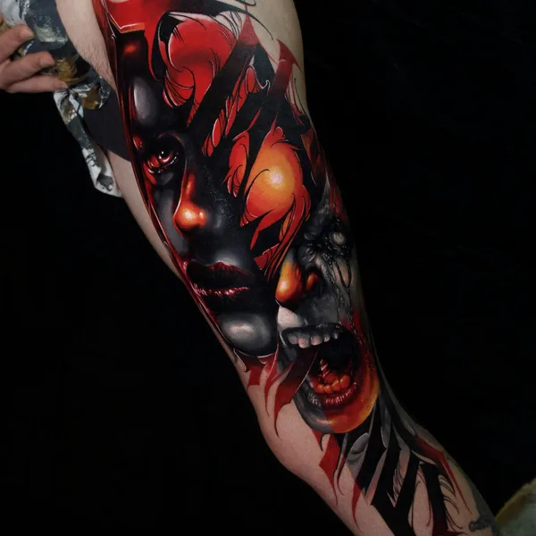 Realism tattoo by Saverio Saluzzi in Torino