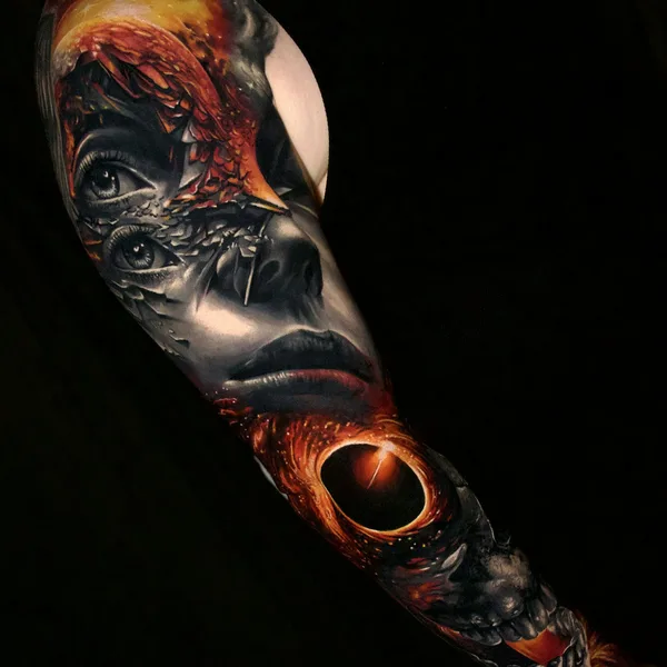 Realism tattoo by Saverio Saluzzi in Torino
