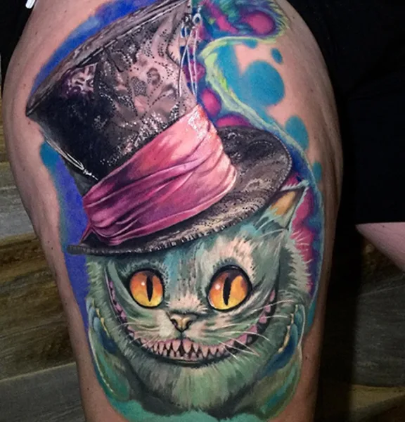 bioorganic tattoo by Sean McCready in Honolulu