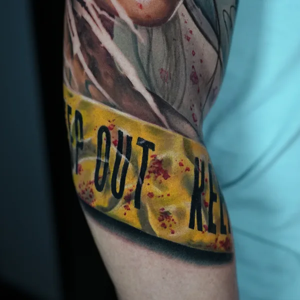 Surrealism tattoo by Sebastian pozo in Raleigh