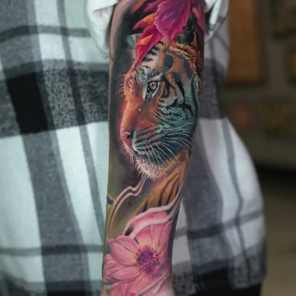 Surrealism tattoo by Sebastian pozo in Raleigh