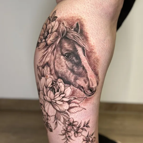 Abstract tattoo by Shweta Yeti Ink in Salzburg
