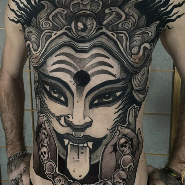 Graphic tattoo by Siinsay  in Düsseldorf