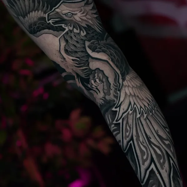 Graphic tattoo by Siinsay  in Düsseldorf