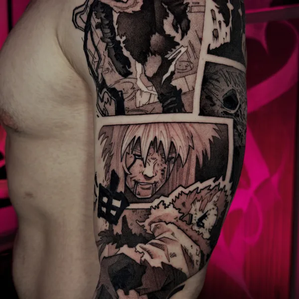 Graphic tattoo by Siinsay  in Düsseldorf