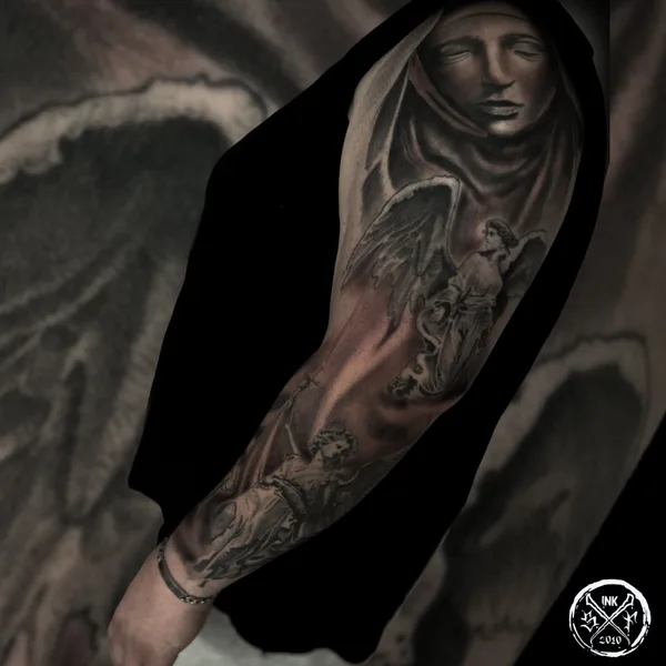 Black & Grey tattoo by Stas Fedosenko  in Münster