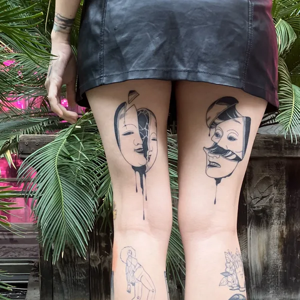whipshading tattoo by Tais in Белград