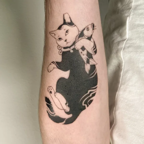 whipshading tattoo by Tais in Белград