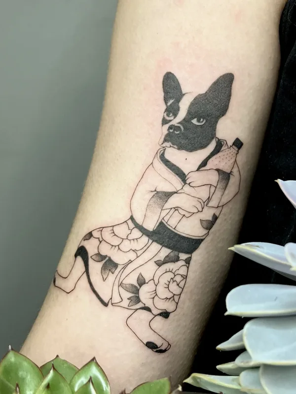 black japanese tatouage sur forearm #90611 | Artiste tatoueur Tais