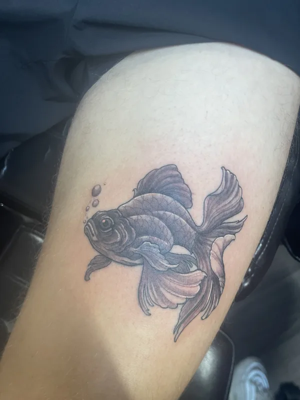 freehand tattoo by Terry Brown in London
