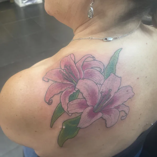 freehand tattoo by Terry Brown in London