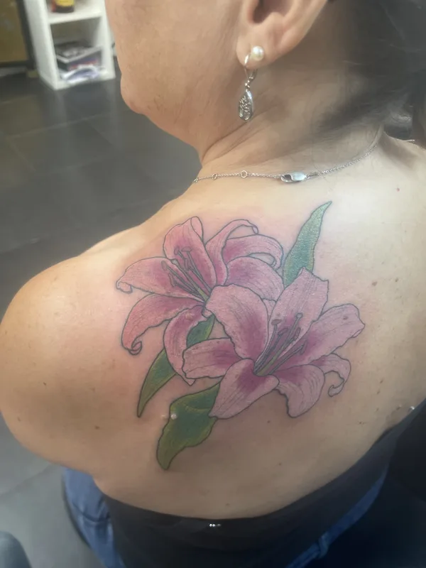 freehand tattoo by Terry Brown in London