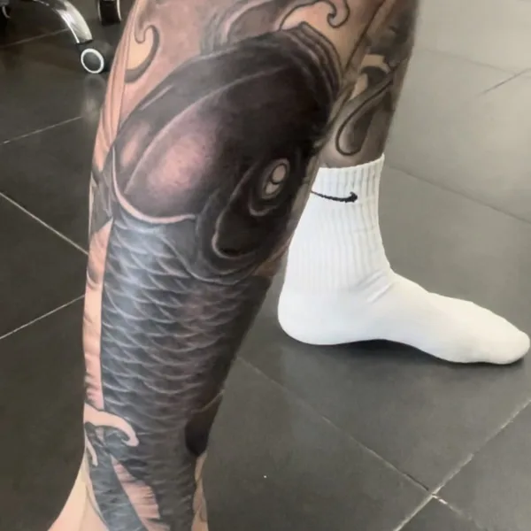 freehand tattoo by Terry Brown in London