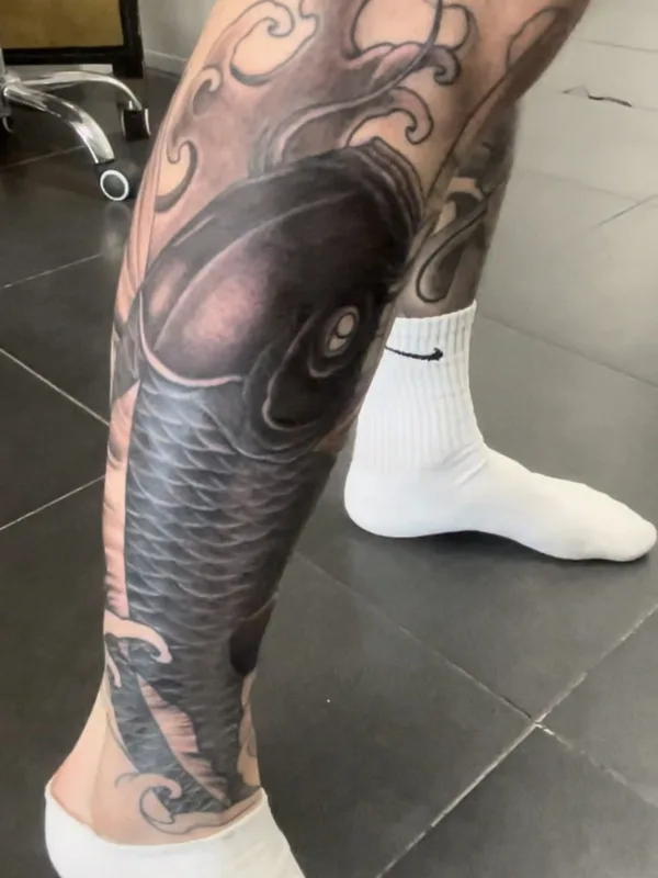 freehand tattoo by Terry Brown in London