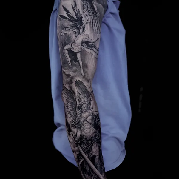 Realism tattoo by Tina Takitosia in Брест