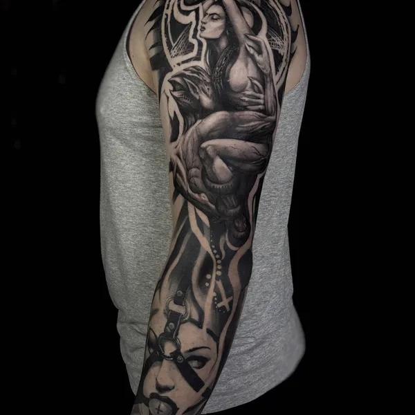 Realism tattoo by Tina Takitosia in Брест