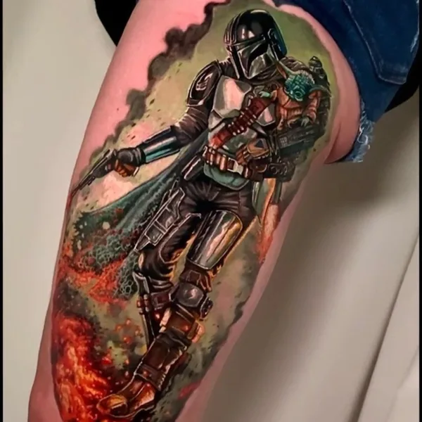 Realism tattoo by Tolga Cemal Sumer in Istanbul