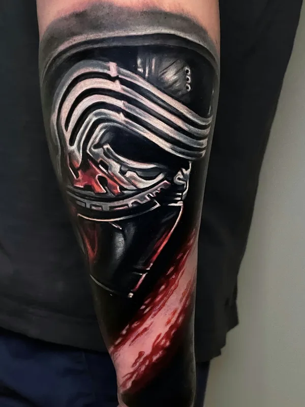 male blackandgrey realism татуировка на forearm #86264 | Тату мастер Tomek Glinski