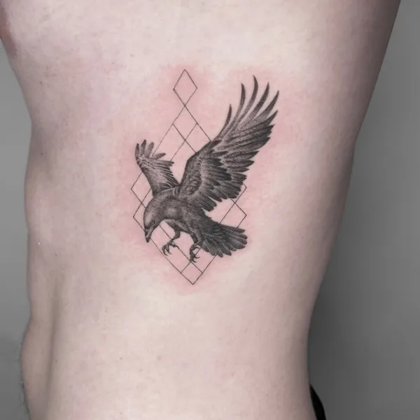 Geometric tattoo by Val  in New York City