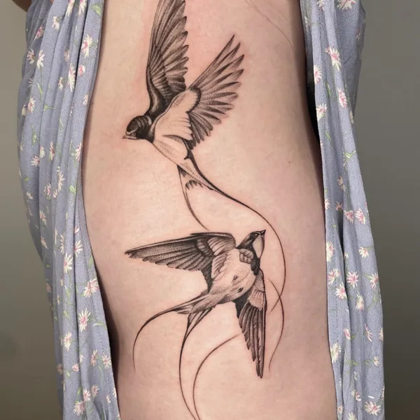 Geometric tattoo by Val  in New York City