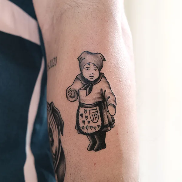 Color tattoo by Valera Pashkov in Lisboa