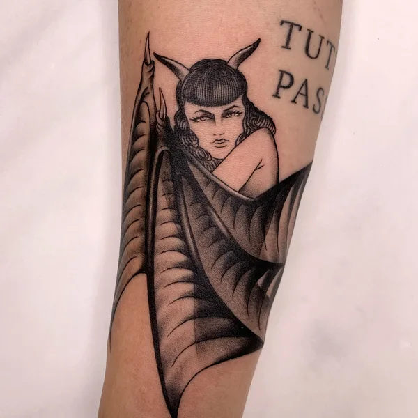 Color tattoo by Valera Pashkov in Lisboa