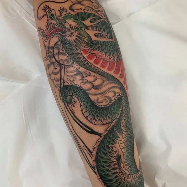Color tattoo by Valera Pashkov in Lisboa