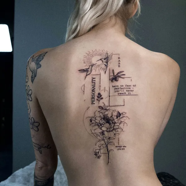 Fine Line tattoo by Vitalina Bender in Leipzig